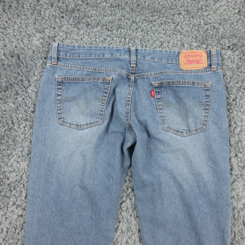 Levi's 518 Jeans Womens 9 Blue Denim Superlow Capri 35x18* - Picture 19 of 21