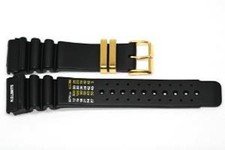 24MM BLACK RUBBER WATCH BAND STRAP FITS AQUALAND PROMASTER DUPLEX