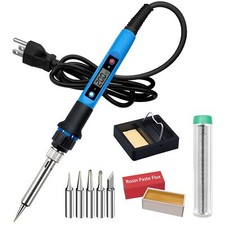 Soldering Iron Kit80W 110V Fast Heat up in10s LCD Digital Adjustable Temperature