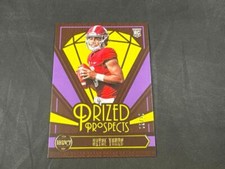 2023 PANINI LEGACY FOOTBALL BRYCE YOUNG ROOKIE PRIZED PROSPECT PURPLE 2/10