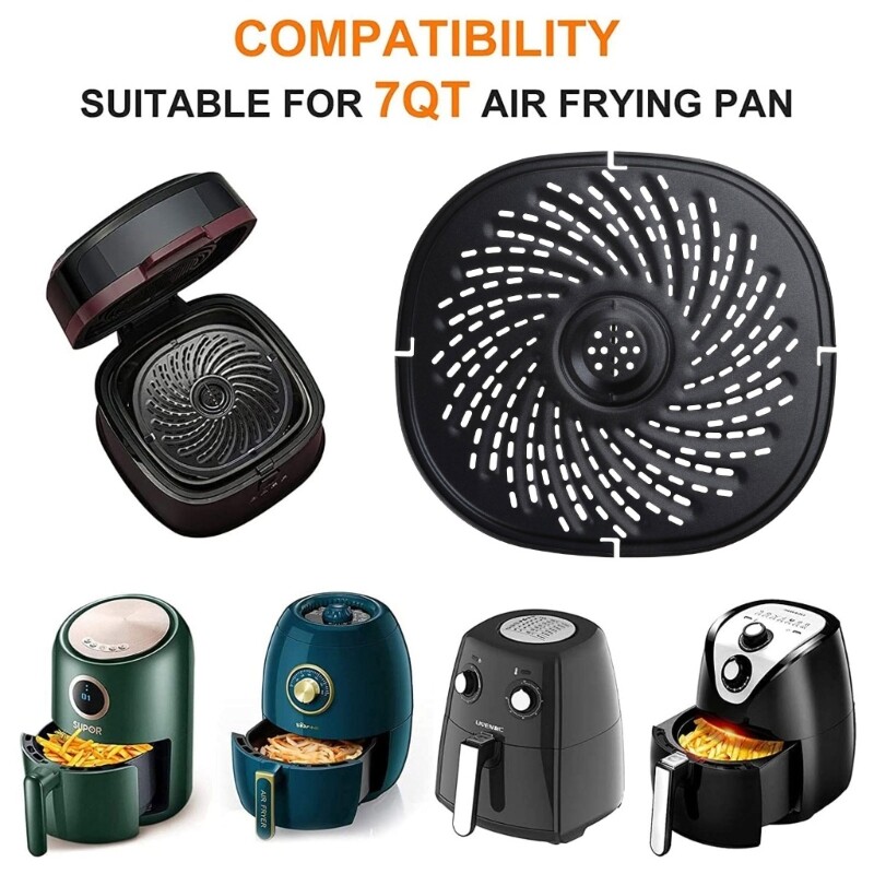 Air Fryer Crispers Plate Replacement Grilling Pans for Kitchen Healthy