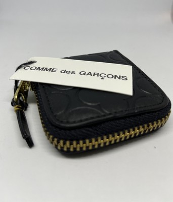 Comme Des Garçons  Black Leather Coin Purse