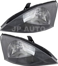 For 2003-2004 Ford Focus Headlight Halogen Set Driver And Passenger Side