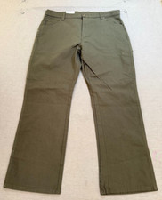 Dickies Duck Relaxed Carpenter Jeans Mens 36 Green Canvas Pocketed Men 36X30.