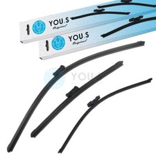 YOU.S SCHEIBENWISCHER FRONTWISCHER + HECKWISCHER für SEAT LEON SC (5F5)