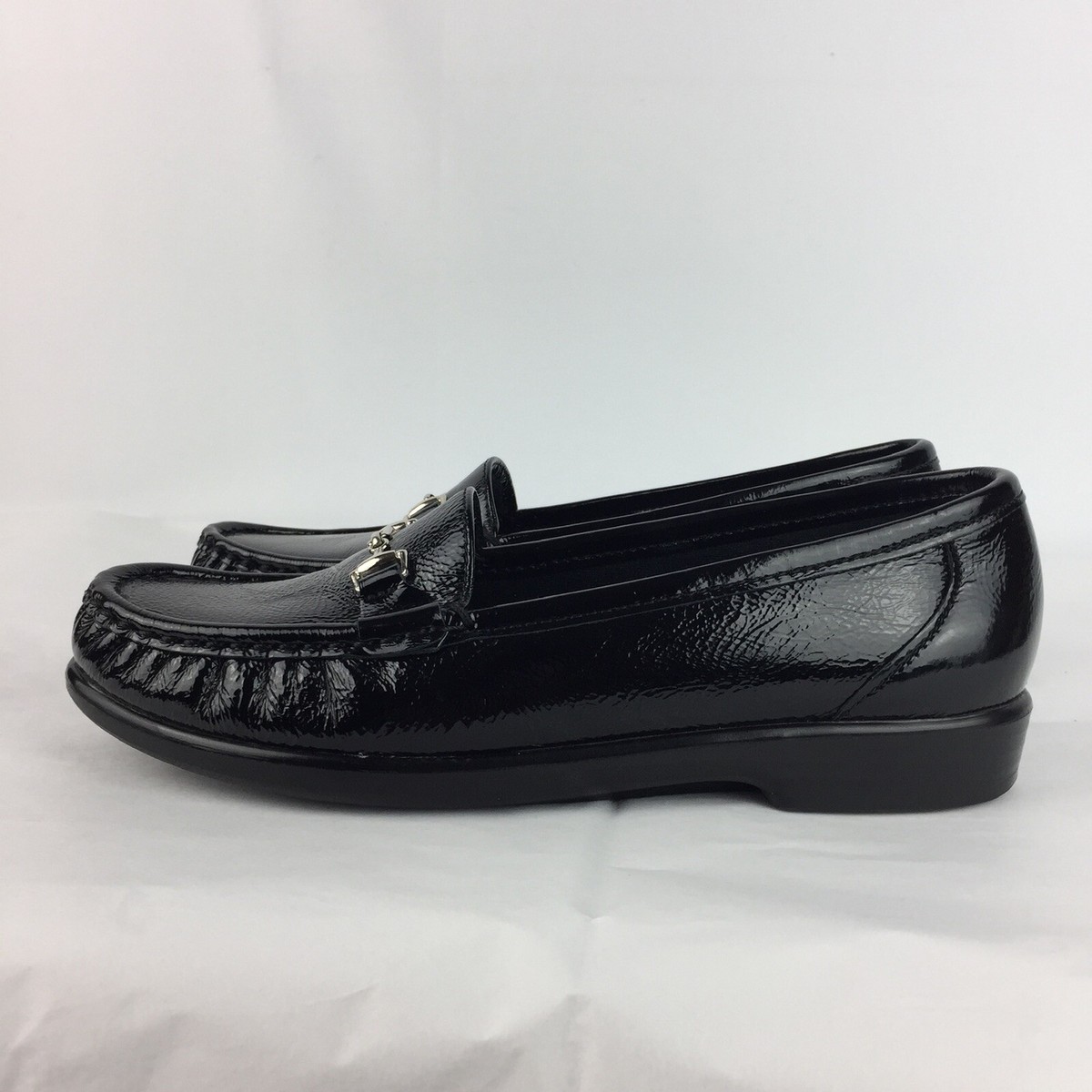 SAS Men\'s Black Patent Leather Loafers Amazon.com | SAS Ace Slip On Comfort Loafer Black 6 M (M) (D  main image 3