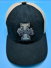 UNIVERSITY OF IDAHO VANDALS black adjustable cap / hat -Youth size NEW G110