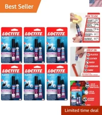 Invisible Repair Super Glue for Hard-to-Bond Plastics - 2g & 4g Tubes, 6-Pack