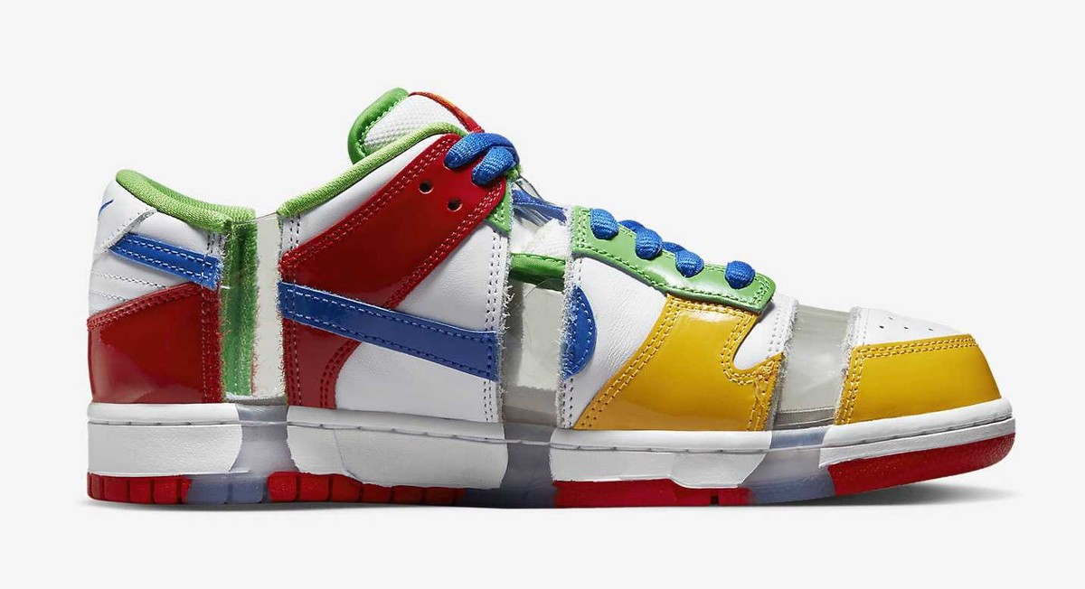 Nike SB Dunk Low Sandy FD8777-100 Red White Blue Yellow Green