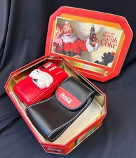 Coca-Cola Polar Bear 35mm Year 2000 Collectible Camera w/Santa Christmas Tin