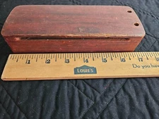 Antique Percussion ~ Chinese Hardwood Bangzi Instrument ~ Temple Block 