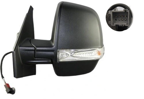 Left Side Mirror For Opel Combo D 2015-2018 Black
