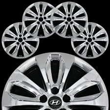 Set of 4 fits Hyundai Sonata 11 12 13 Chrome 18" Wheel Skins Hub Caps Rim Covers