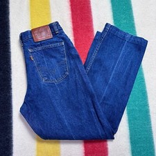Vintage 1970s Women s Levi s Blue Jeans 28"x27.5" High Rise 70s Denim Size 8