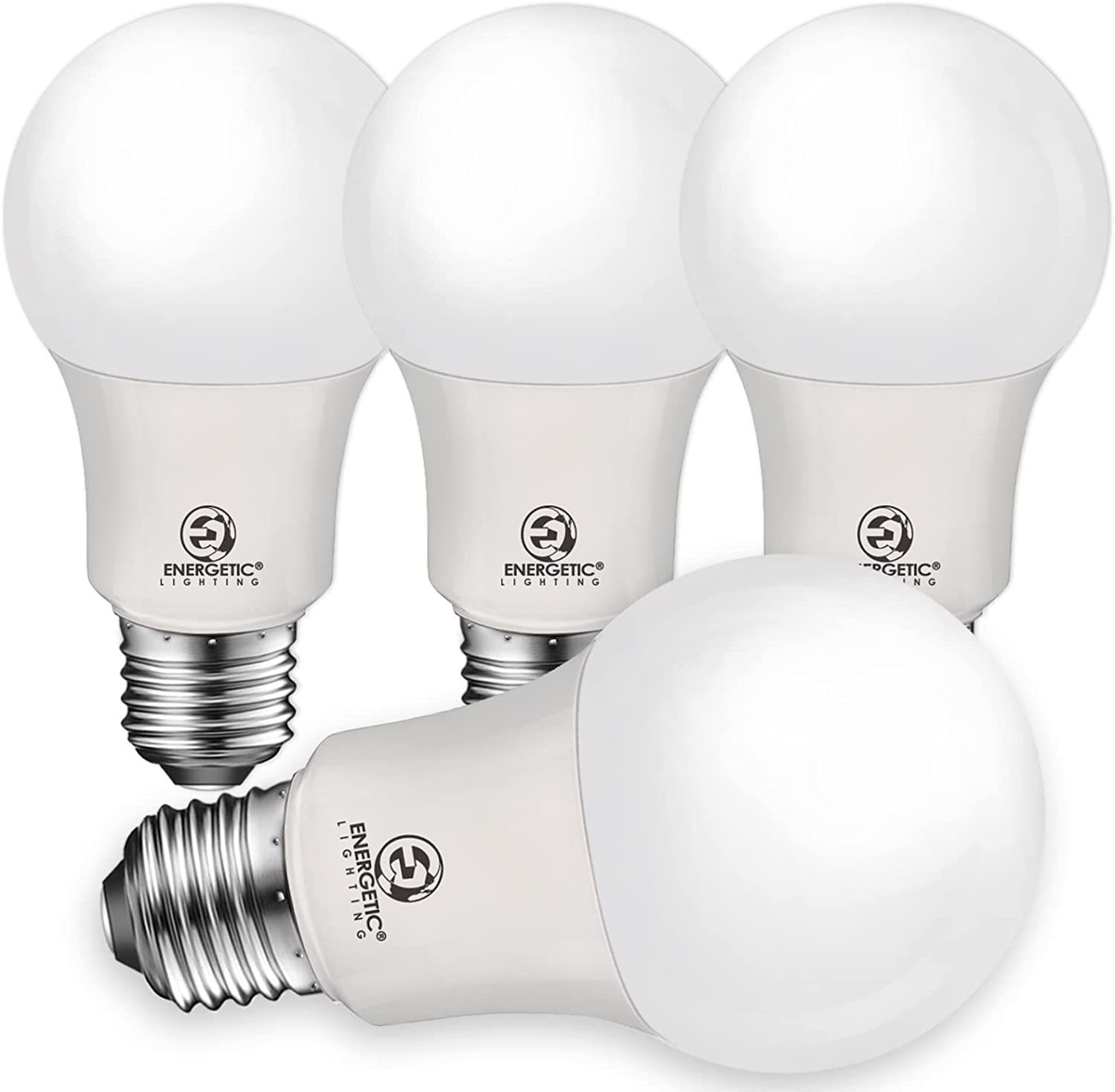 40W Equivalent A19 LED Light Bulb, Soft White 2700K, UL Listed, E26 Standard Bas