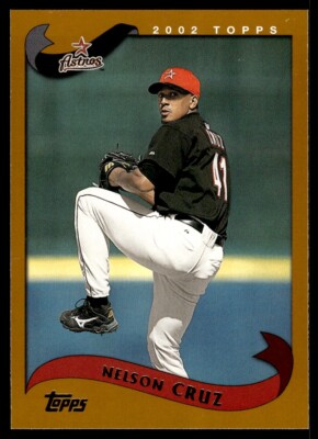 2002 Topps Baseball Card Nelson Cruz Houston Astros #257