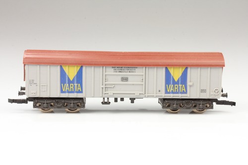 H0 Lima 4achs Schwenkdeckelwagen Varta DB 570 3864-3 Schmutz/Kratz/Mängel o.OVP | Zustand: Gebraucht