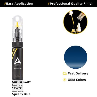 Touch up Paint for Suzuki Swift Code: ZWG Speedy Blue Professional Repair