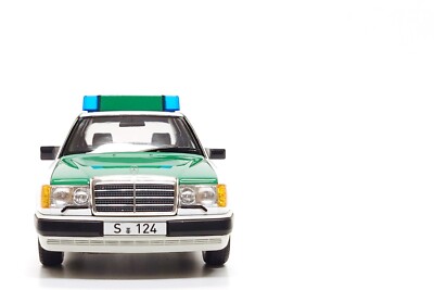 Norev 1:18 Mercedes-Benz 230E (W124) Polizei (Dealer Edition) | eBay