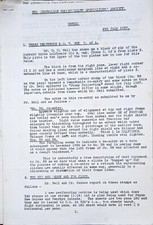 1934-38 AUSTRALIAN COMMONWEALTH SPECIALISTS' SOCIETY Notes Reports Checklists