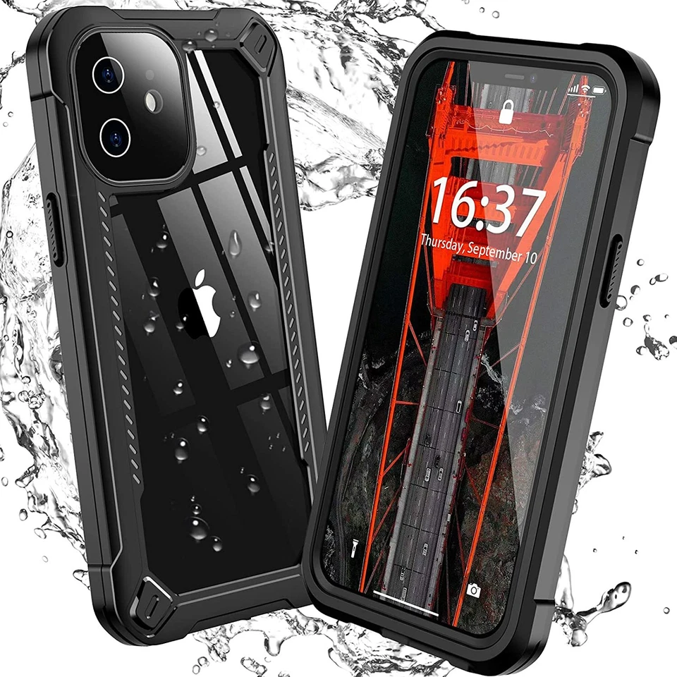 iPhone 11/12 Pro/12 Waterproof Case Shockproof Heavy Duty Cover+Screen Protector - Image 4 of 4