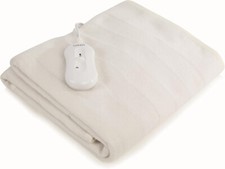 Image of Heated Under Blanket Full size Single by Carmen Overheat Protection C81195 White
