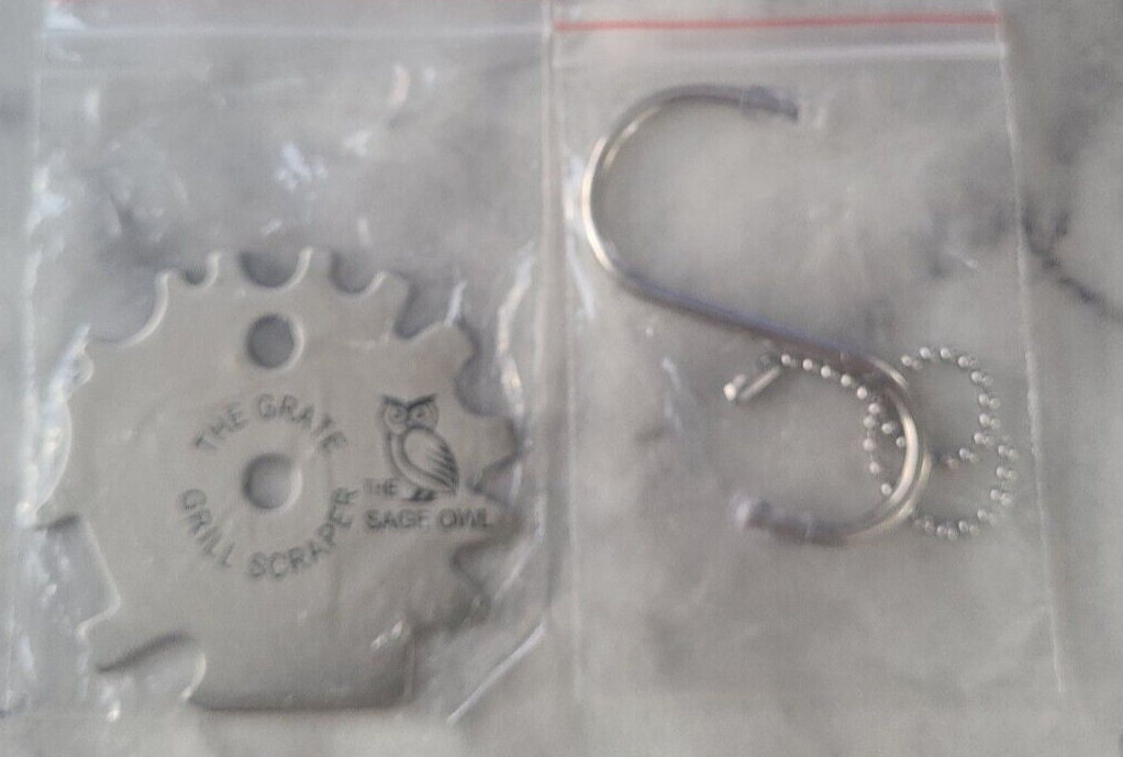 The Sage Owl Grate Grill Scraper Brass or Stainless Steel K eBay