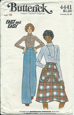a line skirt pattern 1970s