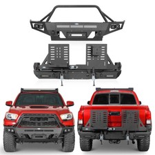 Fit 16-23 Toyota Tacoma Steel Front Bumper or Rear Bumper w/Tire Carrier & Light