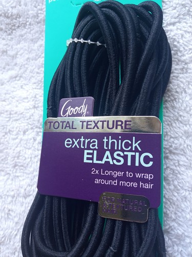 15 Goody Total Texture Black Extra Thick No Metal Ouchless Ponytailer Hair Bands - Picture 2 of 5