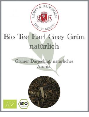 Bio Tee Earl Grey Grün natürlich 1 kg Darjeeling grün top