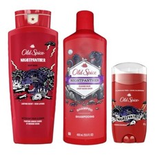 OLD SPICE 3PCS SET - BODY WASH, SHAMPOO, DEODORANT - NEW, WITHOUT PACKAGING
