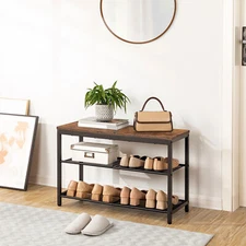 HOOBRO Shoe Storage Bench Entryway Bench Coat Rack Shoe Rack Storage Cabinet