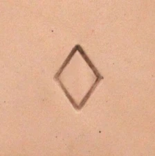 Diamond Geometric Stamp Tool S722 Measures 1/2" x 3/8"