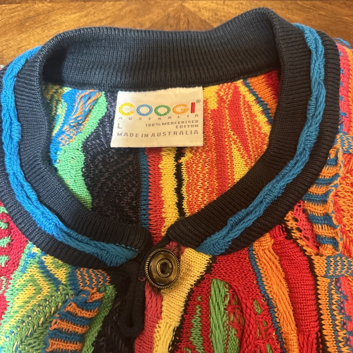 Coogi Australia カラフルカーディガン XL Coogi Australia カラフルカーディガン XL