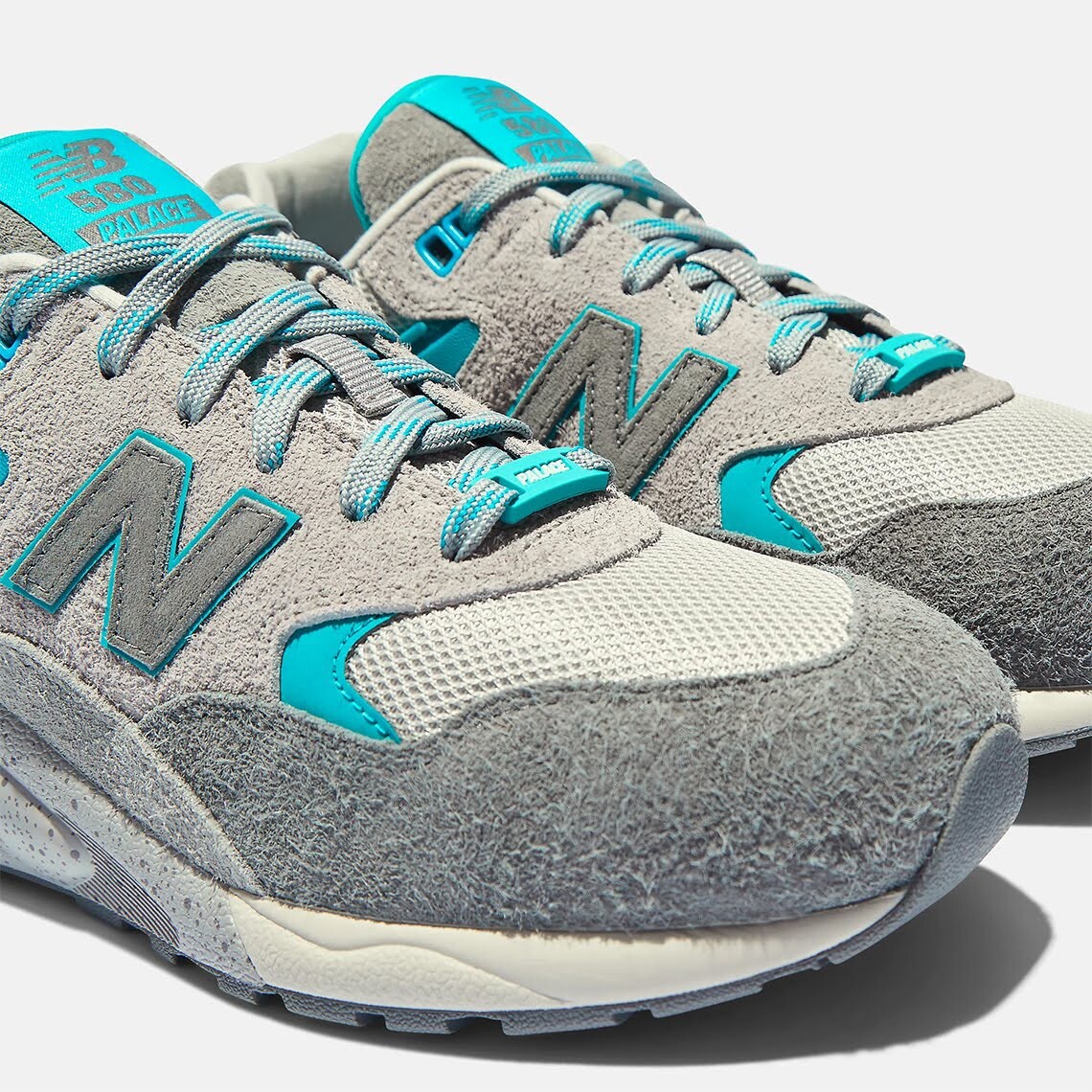 Brand New New Balance x Palace 580 - Gargoyle Lapis Blue - Size 