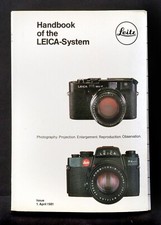 HANDBOOK OF THE LEICA SYSTEM ERNST LEITZ WETZLAR ORIGINAL BOOK1981