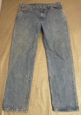 Vintage Men  s Orange Tab Levi  s 509 Denim Jeans 70  s Size 38x32