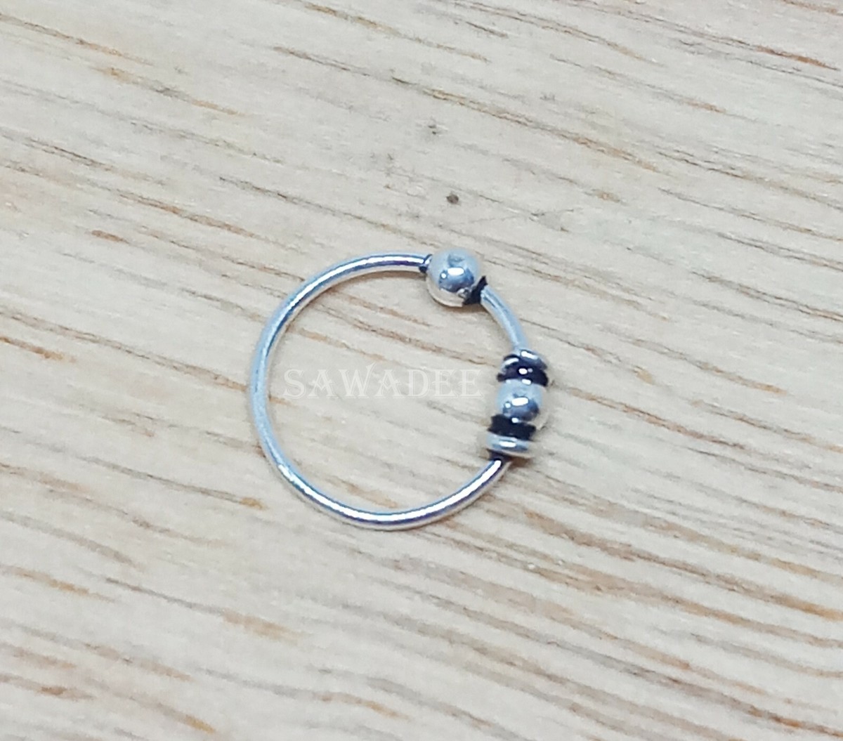 Orecchini Argento 925- Cerchietto Piercing Da Naso 12 Mm- Cartilagine - Foto 2