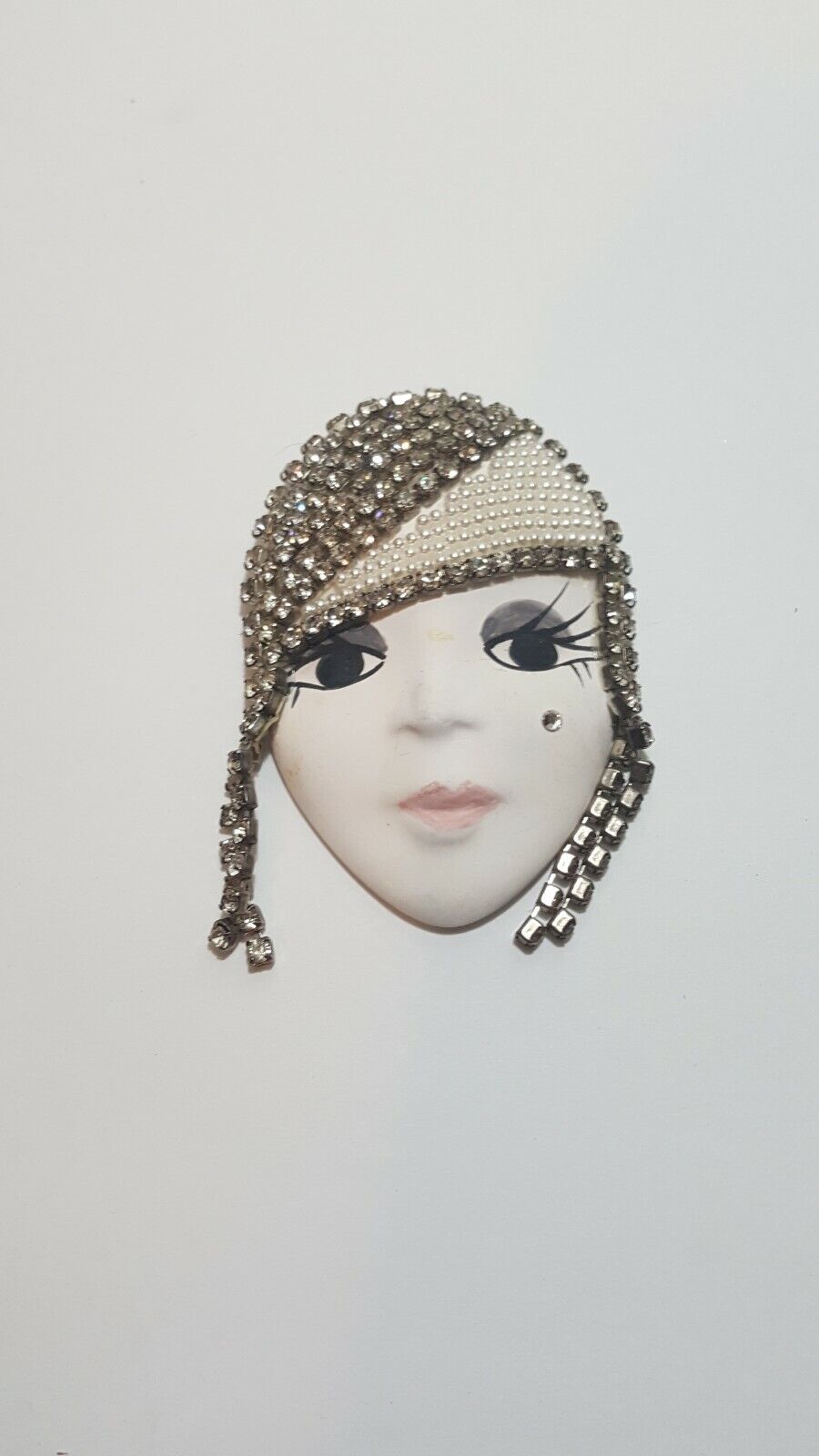 classic female face Pin for Sale by eva annabaxton