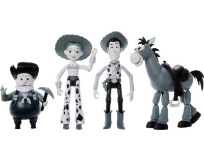 2023 Disney Pixar Toy Story Woody's Roundup 4-Packs (Black & White