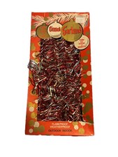 Vintage Tinsel Christmas Garland Italy. 15 feet