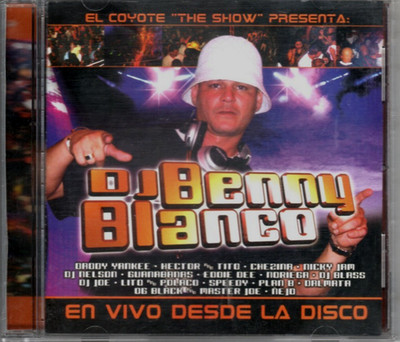 Dj Benny Blanco en Vivo desde la Disco  - CD Original