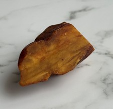 Baltic Amber 39g Raw Fossilized Resin | Egg Yolk Color