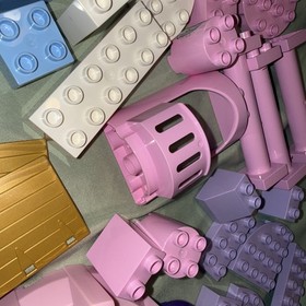 LEGO DUPLO Cinderellas Castle 6154, Incomplete lot of 72 Pieces  Of 77  A6