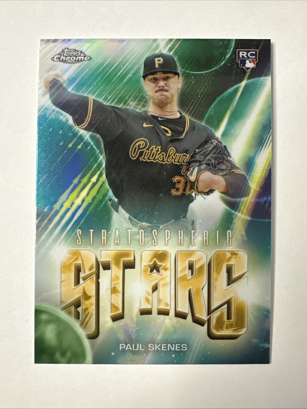 2024 Topps Chrome Update Paul Skenes Stratospheric Stars Rookie SP RC Pirates