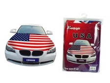 Car Hood Cover Country Flag Hood Cover Durable Weatherproof Universal Fit USA