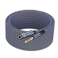 1/4" Male to Female Stereo Headphone Guitar 10ft Grey 1/4 inch Extension Cable