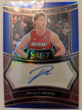 2024-25 Panini Select Blue - Signatures Pelle Larsson #RS-ELL  RC Auto /49
