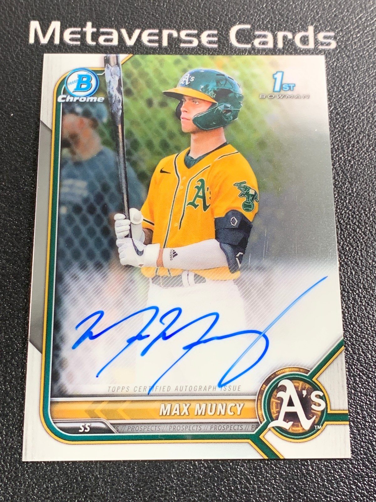 2022 Bowman Chrome 1st Autograph Max Muncy Auto